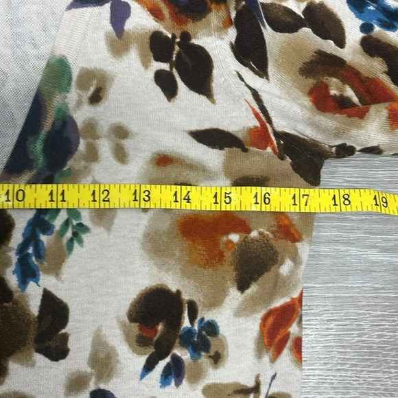 Rafaella Cardigan Floral V-Neck M - Picture 7 of 16